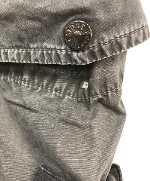 STONE ISLAND（ストーンアイランド）STONE ISLAND (ストーンアイランド) ガーデンダイカーゴパンツ ブラック サイズ:32の古着・服飾アイテム