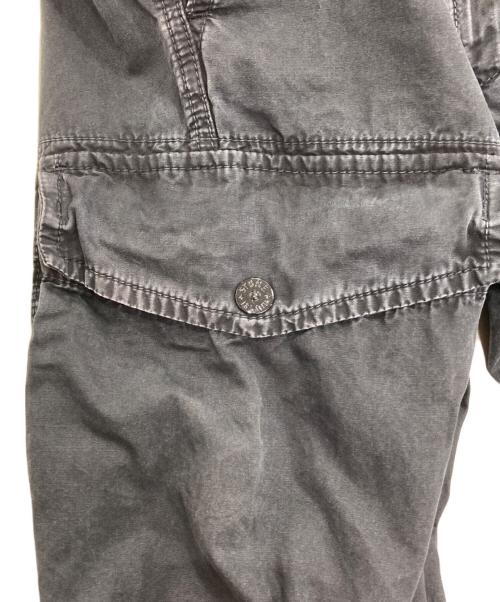 STONE ISLAND（ストーンアイランド）STONE ISLAND (ストーンアイランド) ガーデンダイカーゴパンツ ブラック サイズ:32の古着・服飾アイテム
