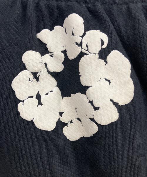 Denim Tears（デニムティアーズ）Denim Tears (デニムティアーズ) リースプリント トラックパンツ ブラック サイズ:XXLの古着・服飾アイテム