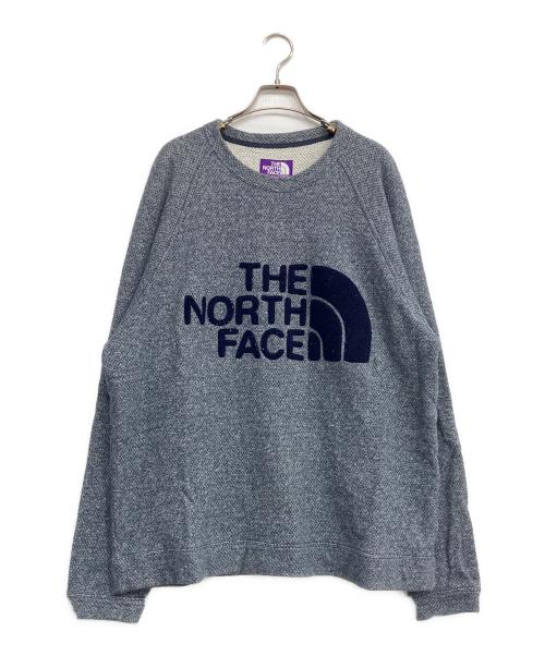 THE NORTHFACE PURPLELABEL（ザ・ノースフェイス パープルレーベル）THE NORTHFACE PURPLELABEL (ザ・ノースフェイス パープルレーベル) Mountain Sweat Crew グレー サイズ:Lの古着・服飾アイテム