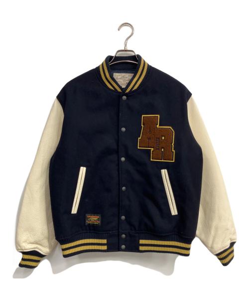 AVIREX（アヴィレックス）AVIREX (アヴィレックス) SKOOKUM VARSITY JACKET ネイビー サイズ:SIZE Mの古着・服飾アイテム
