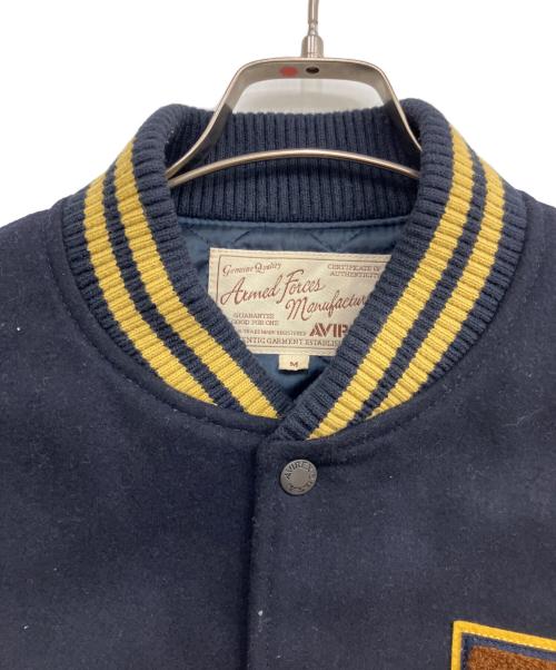 AVIREX（アヴィレックス）AVIREX (アヴィレックス) SKOOKUM VARSITY JACKET ネイビー サイズ:SIZE Mの古着・服飾アイテム