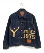 AVIREX×YAMANE INDUSTRIESアヴィレックス×ヤマネ インダストリーズ）の古着「No.2デニムジャケット」｜インディゴブルー