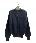 OLD JOE & Co.オールドジョー）の古着「TWEEDY YARN BUTTONED CREW-NECK SWEATER」｜ブラック