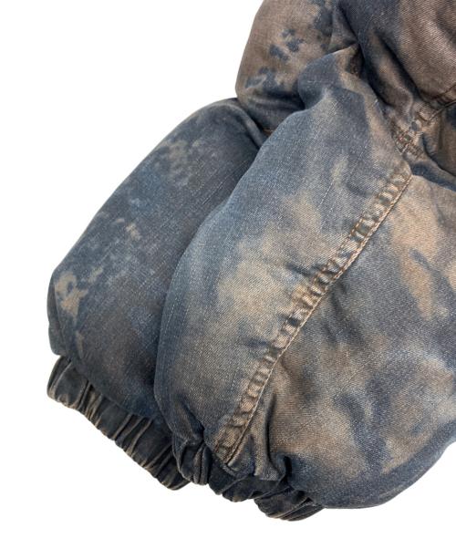 DIESEL（ディーゼル）DIESEL (ディーゼル) W-AVES-FUR ジップジャケット インディゴ×ブラウン サイズ:44の古着・服飾アイテム