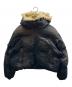 DIESEL（ディーゼル）の古着「W-AVES-FUR ジップジャケット」｜インディゴ×ブラウン