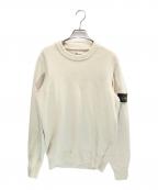 STONE ISLANDストーンアイランド）の古着「Wool-blend crew-neck sweater」｜ベージュ