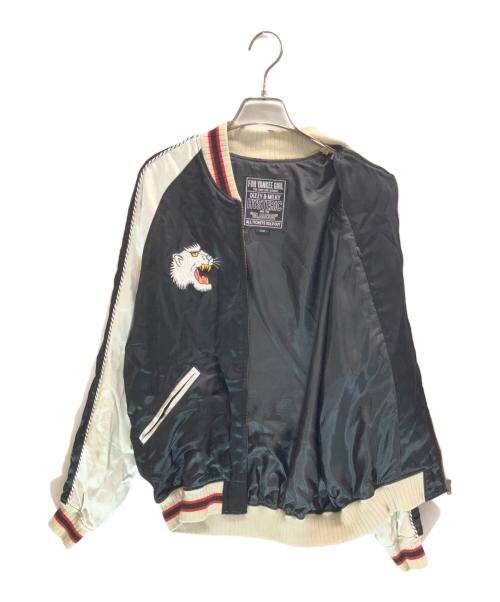 Hysteric Glamour（ヒステリックグラマー）Hysteric Glamour (ヒステリックグラマー) FLAMING YOUTH バック刺繍スカジャン ブラック サイズ:SIZE Lの古着・服飾アイテム