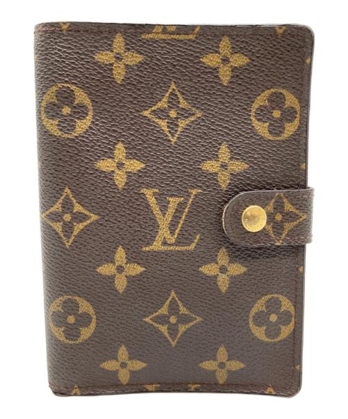 LOUIS VUITTON（ルイ ヴィトン）LOUIS VUITTON (ルイ ヴィトン) 手帳カバー ブラウンの古着・服飾アイテム