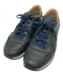 TOD'S（トッズ）の古着「レザースニーカー」｜ネイビー
