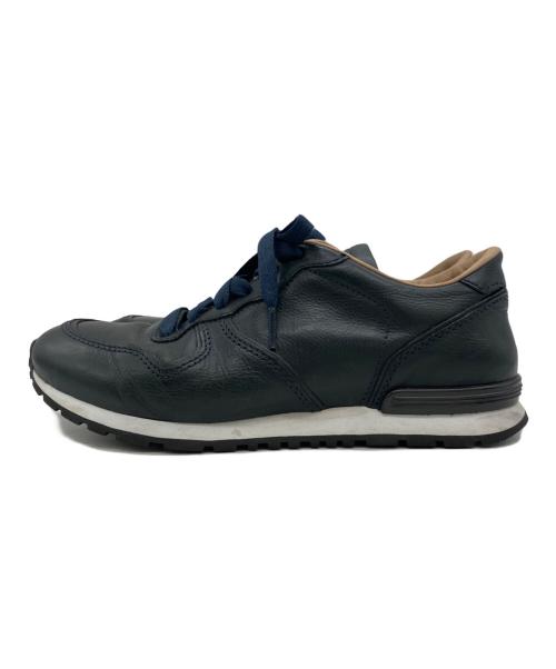 TOD'S（トッズ）TOD'S (トッズ) レザースニーカー ネイビー サイズ:5 1/2の古着・服飾アイテム