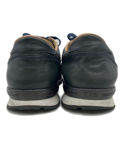 TOD'S（トッズ）TOD'S (トッズ) レザースニーカー ネイビー サイズ:5 1/2の古着・服飾アイテム