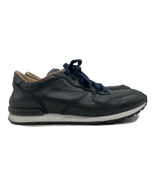 TOD'S（トッズ）TOD'S (トッズ) レザースニーカー ネイビー サイズ:5 1/2の古着・服飾アイテム