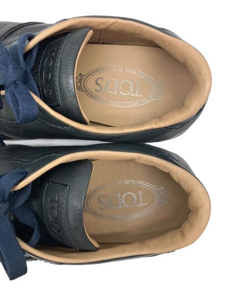 TOD'S（トッズ）TOD'S (トッズ) レザースニーカー ネイビー サイズ:5 1/2の古着・服飾アイテム