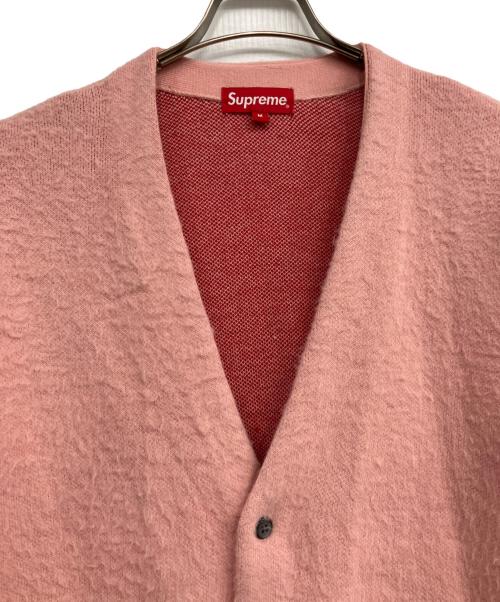 SUPREME（シュプリーム）SUPREME (シュプリーム) Brushed Checkerboard Cardigan ピンク サイズ:SIZE Mの古着・服飾アイテム