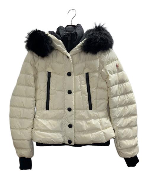 MONCLER（モンクレール）MONCLER (モンクレール) BEVERLEYジャケット アイボリー×ブラック サイズ:２の古着・服飾アイテム