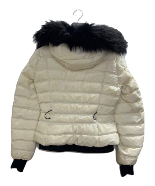MONCLER（モンクレール）MONCLER (モンクレール) BEVERLEYジャケット アイボリー×ブラック サイズ:２の古着・服飾アイテム