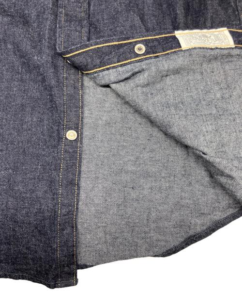 RRL（ダブルアールエル）RRL (ダブルアールエル) コンチョボタン デニムウエスタンシャツ インディゴ サイズ:Sの古着・服飾アイテム
