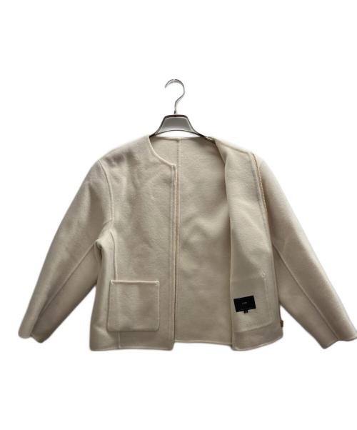 23区（ニジュウサンク）23区 (ニジュウサンク) ウールリバー ショートコート ベージュ サイズ:30の古着・服飾アイテム