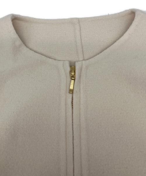23区（ニジュウサンク）23区 (ニジュウサンク) ウールリバー ショートコート ベージュ サイズ:30の古着・服飾アイテム