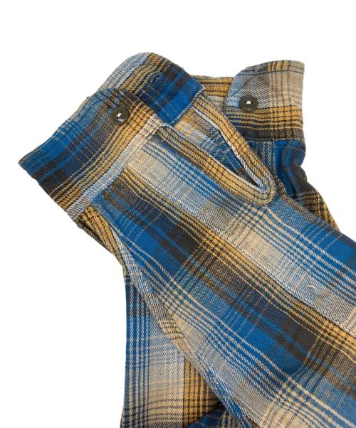 OSH KOSH（オシュコシュ）OSH KOSH (オシュコシュ) チェックシャツ ブルー サイズ:LARGEの古着・服飾アイテム