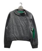 sacaiサカイ）の古着「カシミヤブレンドジップデザインニット」｜グレー