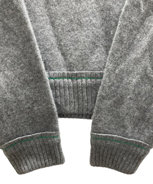 sacai（サカイ）sacai (サカイ) カシミヤブレンドジップデザインニット グレー サイズ:1の古着・服飾アイテム