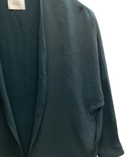 UNITED ARROWS & SONS（ユナイテッドアローズ＆サンズ）UNITED ARROWS & SONS (ユナイテッドアローズ＆サンズ) Ⅰ D/SL V CARDIGAN グリーン サイズ:Sの古着・服飾アイテム
