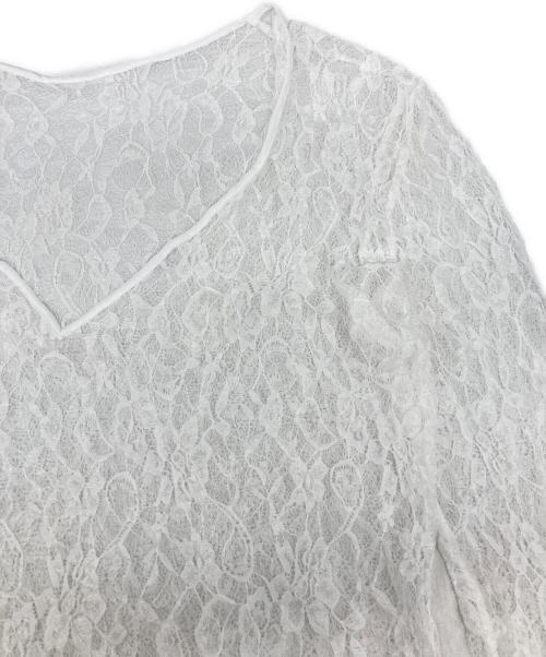 CHAOS（カオス）Chaos (カオス) グラスレースプルオーバー ホワイト サイズ:SIZE Fの古着・服飾アイテム