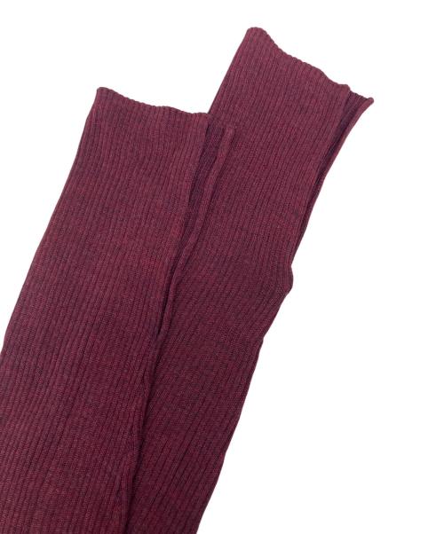 CHAOS（カオス）CHAOS (カオス) 18Gシルクリブタートルネックニット ボルドー サイズ:SIZE Fの古着・服飾アイテム