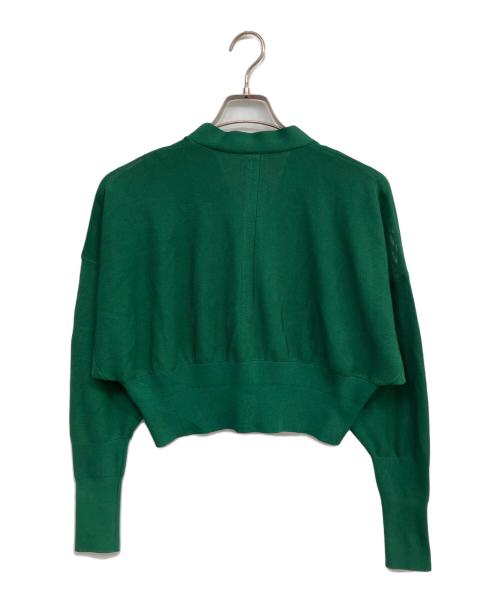CFCL（シーエフシーエル）CFCL (シーエフシーエル) GARTER CROPPED CARDIGAN グリーン サイズ:下記参照 未使用品の古着・服飾アイテム