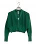 CFCL（シーエフシーエル）の古着「GARTER CROPPED CARDIGAN」｜グリーン