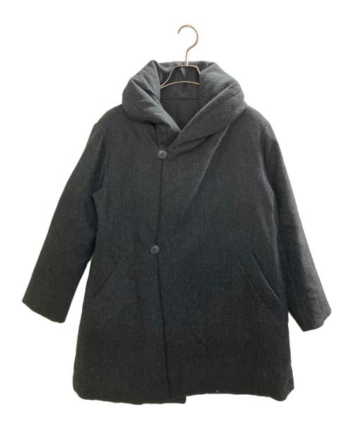 plantation（プランテーション）plantation (プランテーション) リバーシブルダウンコート グレー サイズ:Ｍの古着・服飾アイテム