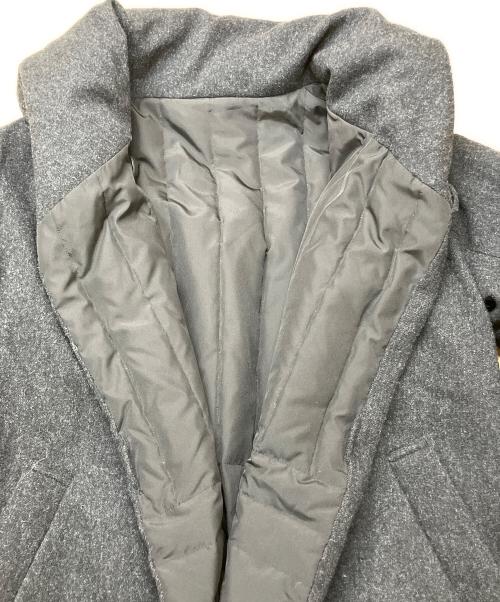 plantation（プランテーション）plantation (プランテーション) リバーシブルダウンコート グレー サイズ:Ｍの古着・服飾アイテム