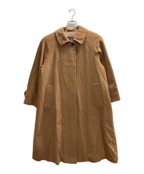 BURBERRY（バーバリー）BURBERRY (バーバリー) カシミヤコート ブラウン サイズ:7ARの古着・服飾アイテム