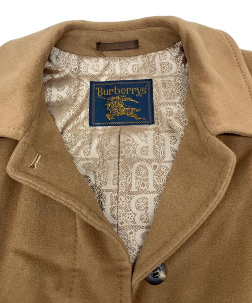 BURBERRY（バーバリー）BURBERRY (バーバリー) カシミヤコート ブラウン サイズ:7ARの古着・服飾アイテム