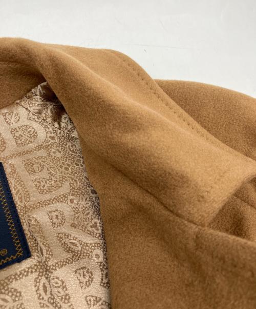 BURBERRY（バーバリー）BURBERRY (バーバリー) カシミヤコート ブラウン サイズ:7ARの古着・服飾アイテム