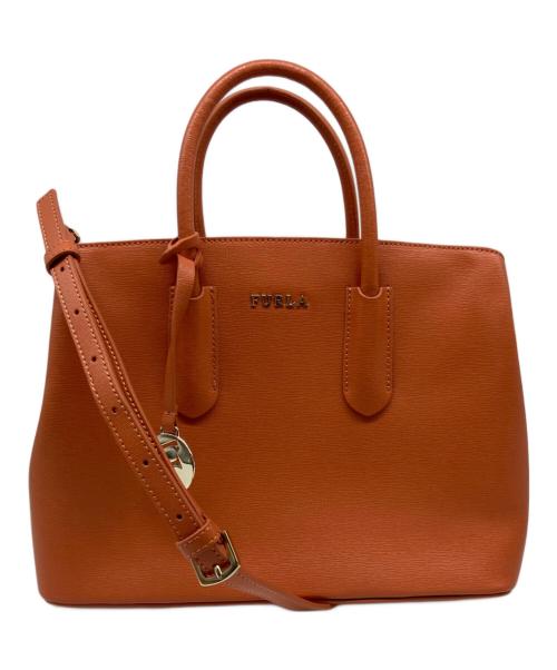 FURLA（フルラ）FURLA (フルラ) 2WAYショルダーバッグ ブラウンの古着・服飾アイテム