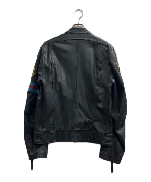 DIESEL（ディーゼル）DIESEL (ディーゼル) レーサー シングルライダースジャケット ブラック サイズ:Ⅼの古着・服飾アイテム