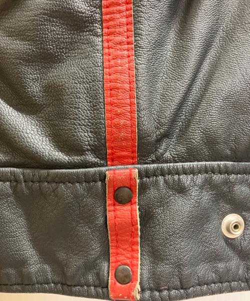 DIESEL（ディーゼル）DIESEL (ディーゼル) レーサー シングルライダースジャケット ブラック サイズ:Ⅼの古着・服飾アイテム