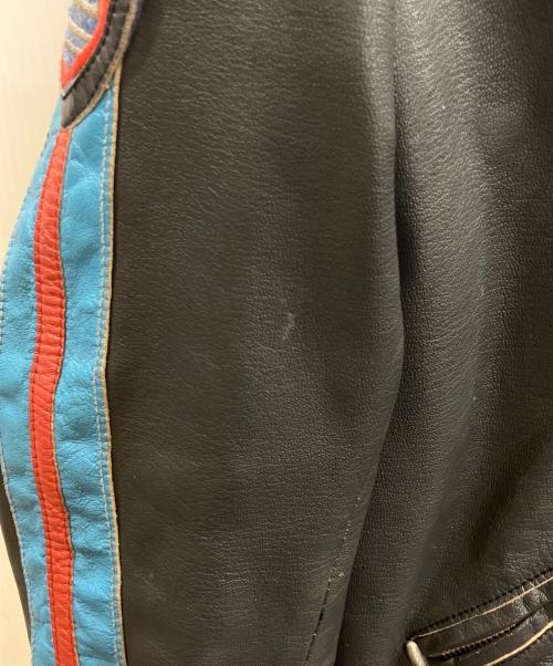DIESEL（ディーゼル）DIESEL (ディーゼル) レーサー シングルライダースジャケット ブラック サイズ:Ⅼの古着・服飾アイテム