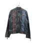 DIESEL（ディーゼル）の古着「レーサー シングルライダースジャケット」｜ブラック