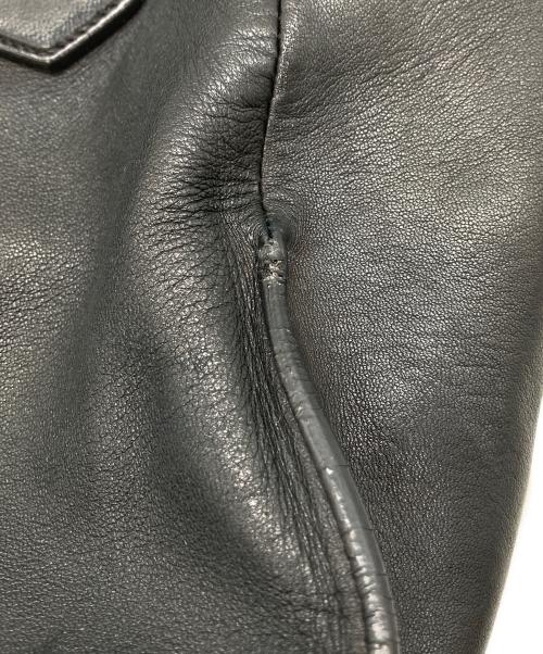 PRADA（プラダ）PRADA (プラダ) ナッパレザーフリンジ 2WAYトートバッグ ブラックの古着・服飾アイテム