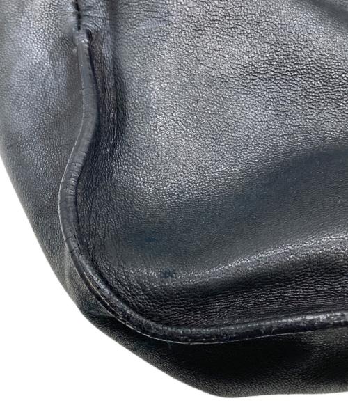 PRADA（プラダ）PRADA (プラダ) ナッパレザーフリンジ 2WAYトートバッグ ブラックの古着・服飾アイテム