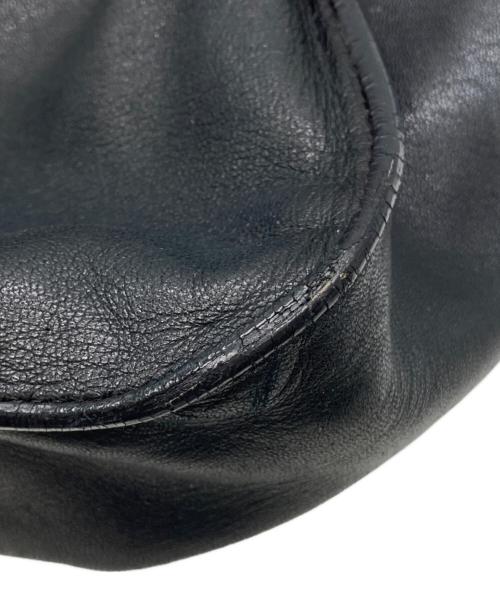 PRADA（プラダ）PRADA (プラダ) ナッパレザーフリンジ 2WAYトートバッグ ブラックの古着・服飾アイテム