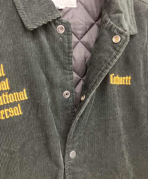 CarHartt（カーハート）CarHartt (カーハート) レターマンジャケット ブラック サイズ:SIZE Mの古着・服飾アイテム