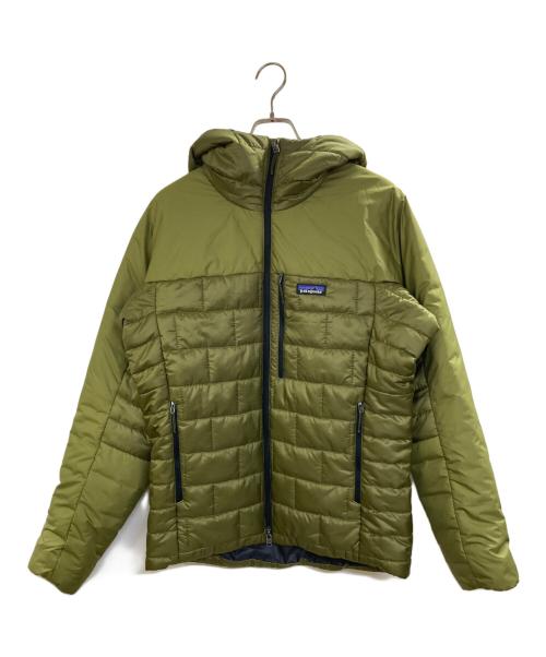 Patagonia（パタゴニア）Patagonia (パタゴニア) ハイロフト・ナノ・パフ・フーディ ポンドグリーン サイズ:Ⅿの古着・服飾アイテム