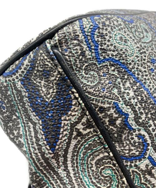 ETRO（エトロ）ETRO (エトロ) 2WAYバッグ ブラック×ブルーの古着・服飾アイテム