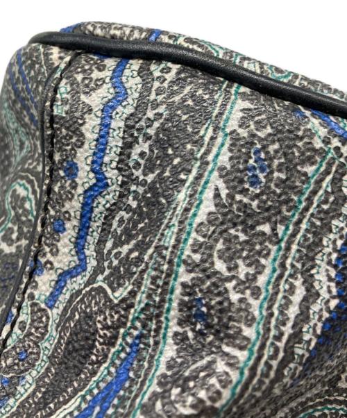 ETRO（エトロ）ETRO (エトロ) 2WAYバッグ ブラック×ブルーの古着・服飾アイテム