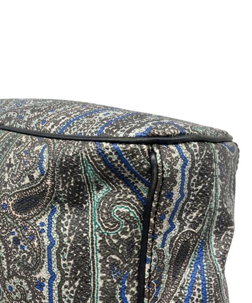 ETRO（エトロ）ETRO (エトロ) 2WAYバッグ ブラック×ブルーの古着・服飾アイテム